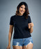 Basic Crew Neck Black Tshirt